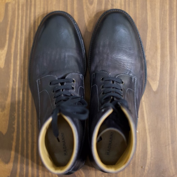 Magnanni Patton Gray Pebble boots. - Picture 4 of 10